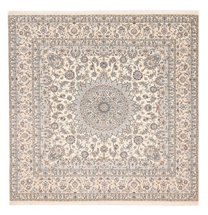 Dywan perski - Nain - Królewski kwadratowy  - 308 x 303 cm - biały