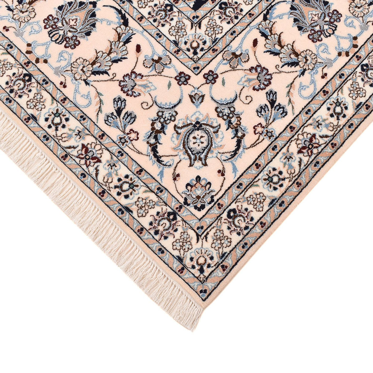 Dywan perski - Nain - Premium kwadratowy  - 246 x 250 cm - ciemnoniebieski