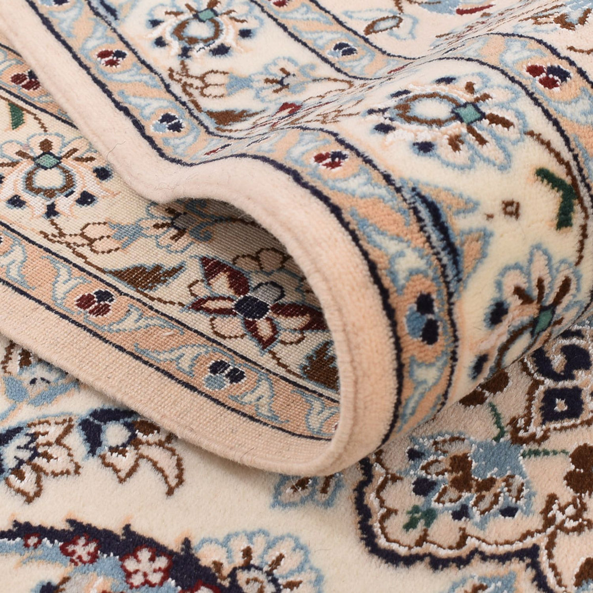 Dywan perski - Nain - Premium - 306 x 251 cm - biały