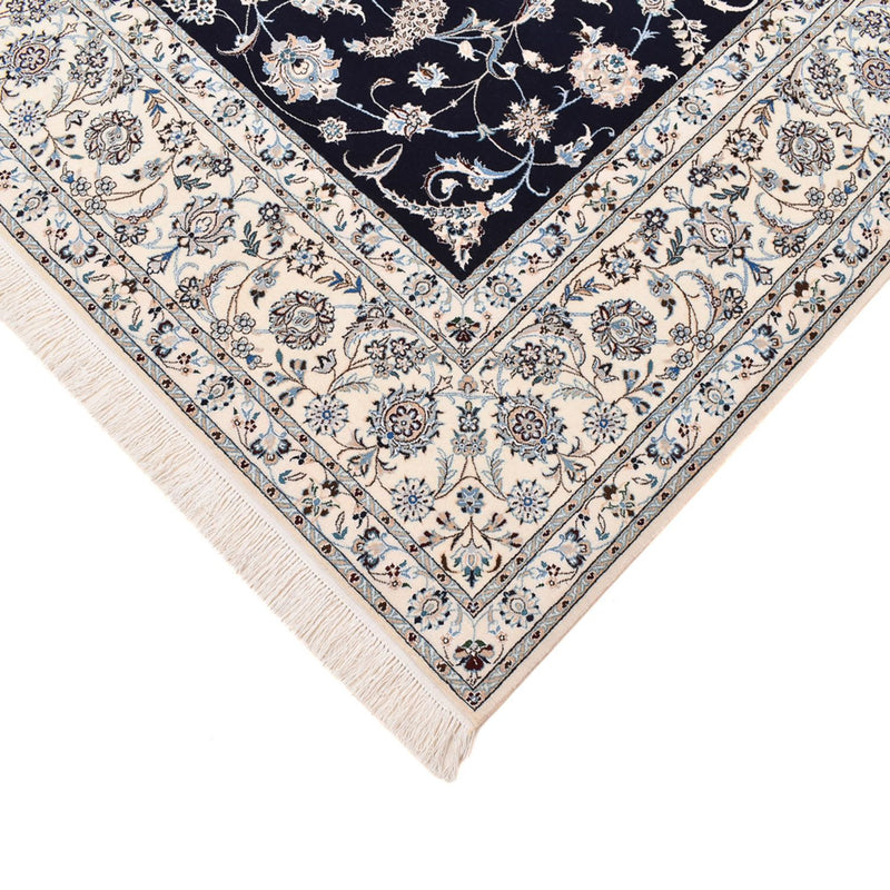 Dywan perski - Nain - Premium - 310 x 210 cm - ciemnoniebieski