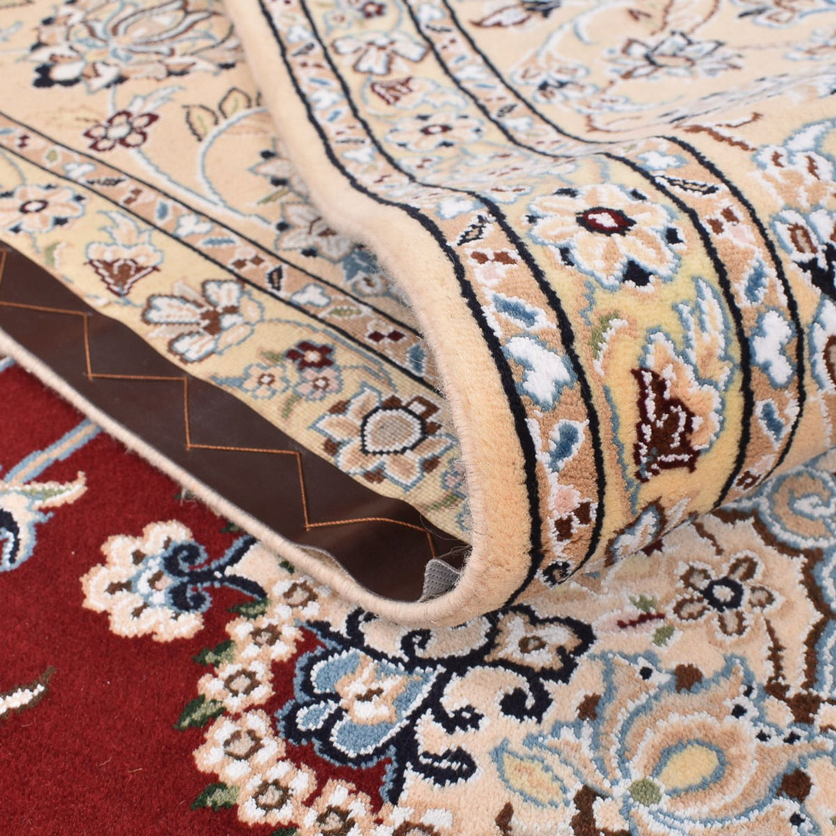 Dywan perski - Nain - Królewski - 355 x 241 cm - czerwony