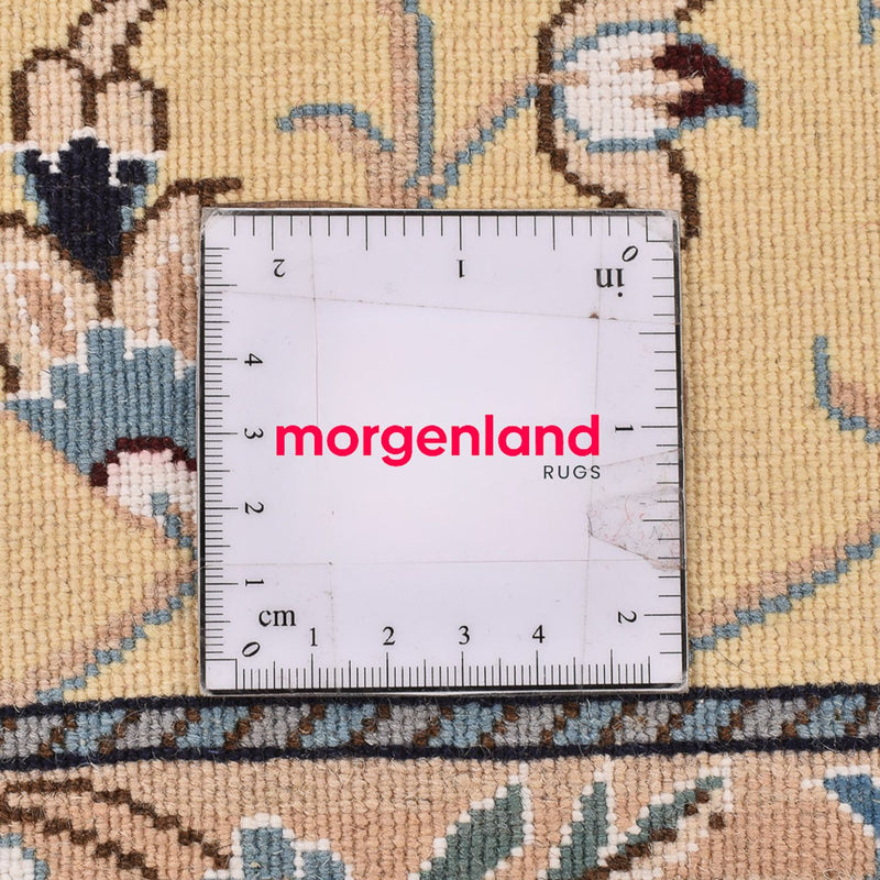 Biegacz Dywan perski - Nain - Królewski - 269 x 88 cm - jasny beż