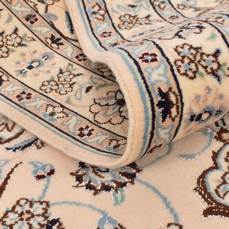 Biegacz Dywan perski - Nain - Królewski - 348 x 89 cm - biały