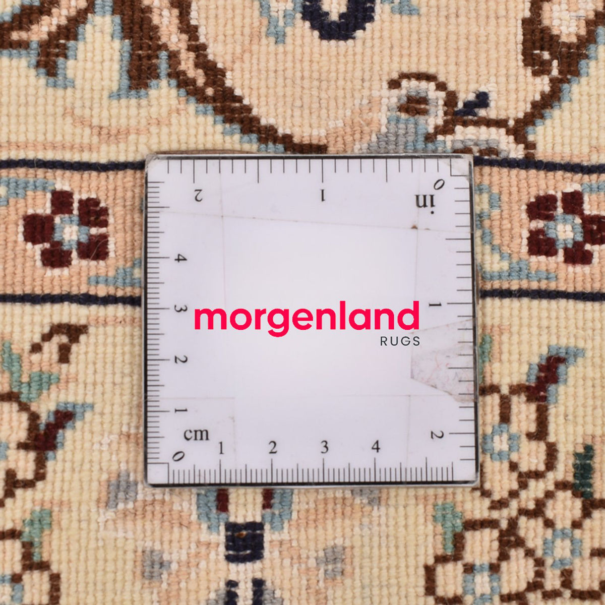 Biegacz Dywan perski - Nain - Królewski - 348 x 89 cm - biały