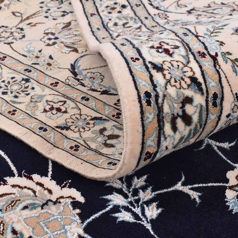 Dywan perski - Nain - Premium - 361 x 261 cm - ciemnoniebieski