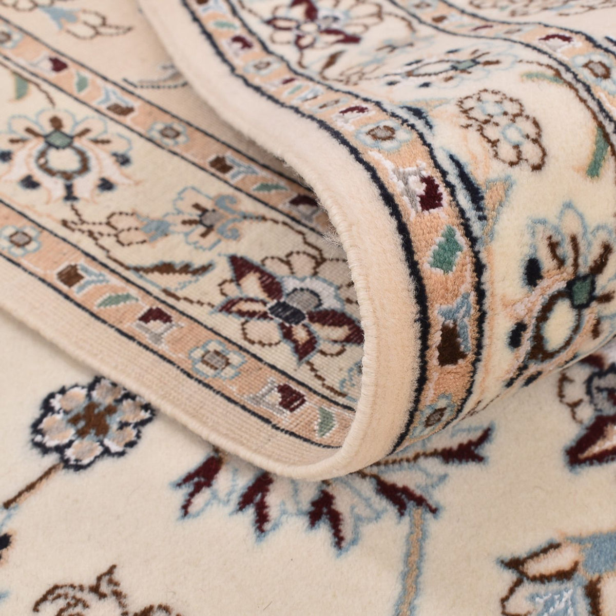 Dywan perski - Nain - Premium - 307 x 255 cm - biały