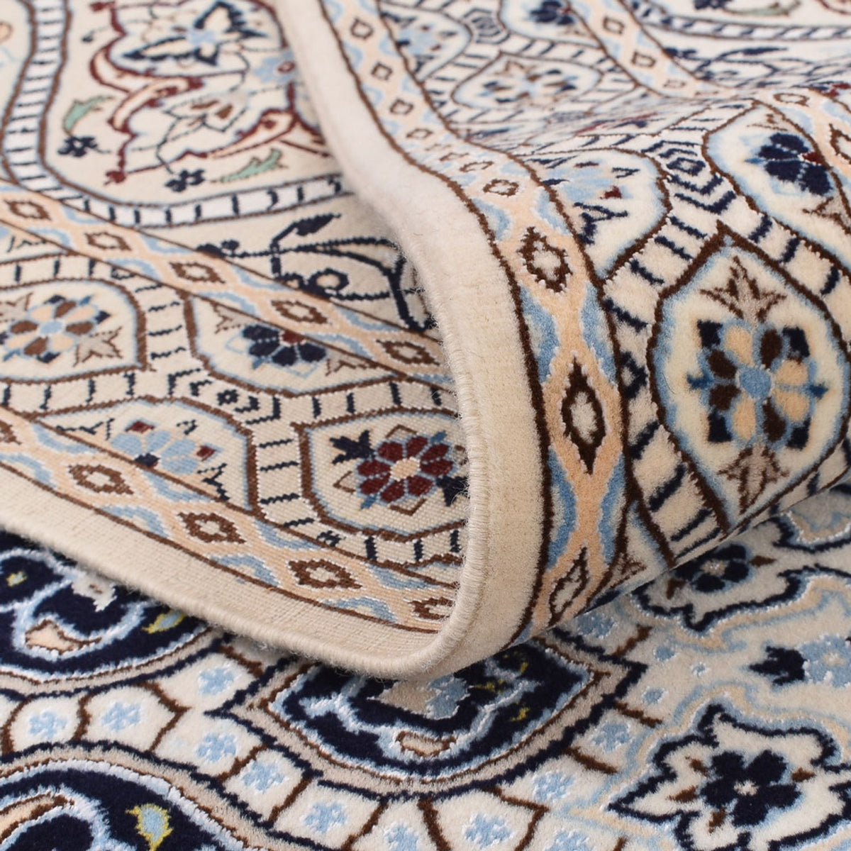 Dywan perski - Nain - Premium - 307 x 262 cm - ciemnoszary