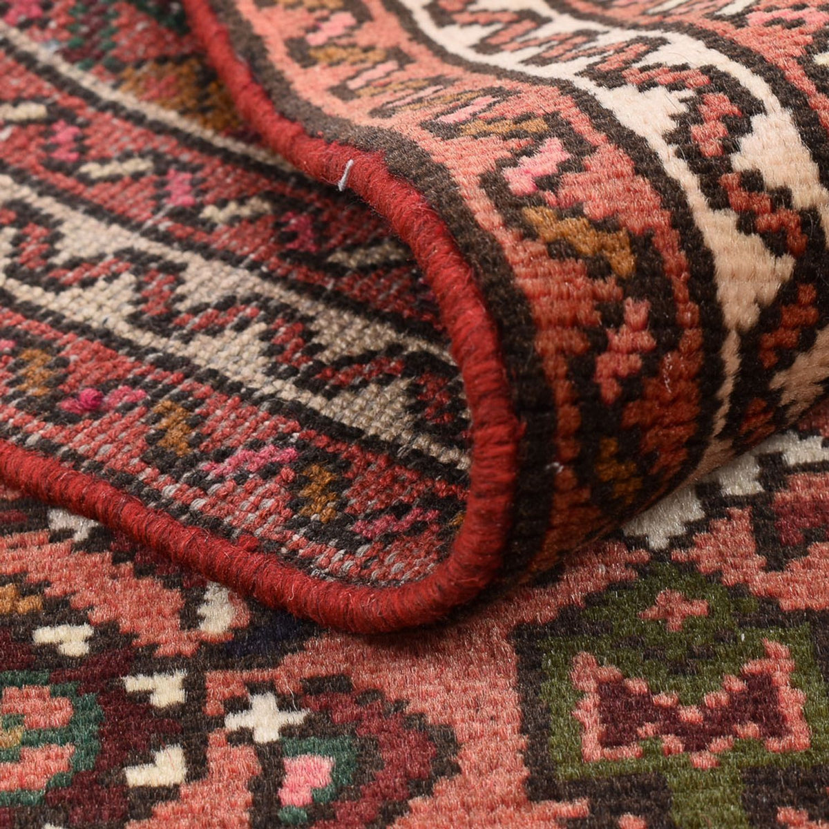 Biegacz Perski dywan - Nomadyczny - 190 x 69 cm - ciemna czerwień