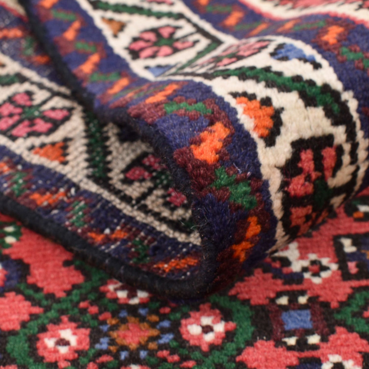 Biegacz Perski dywan - Nomadyczny - 193 x 69 cm - jasna czerwień