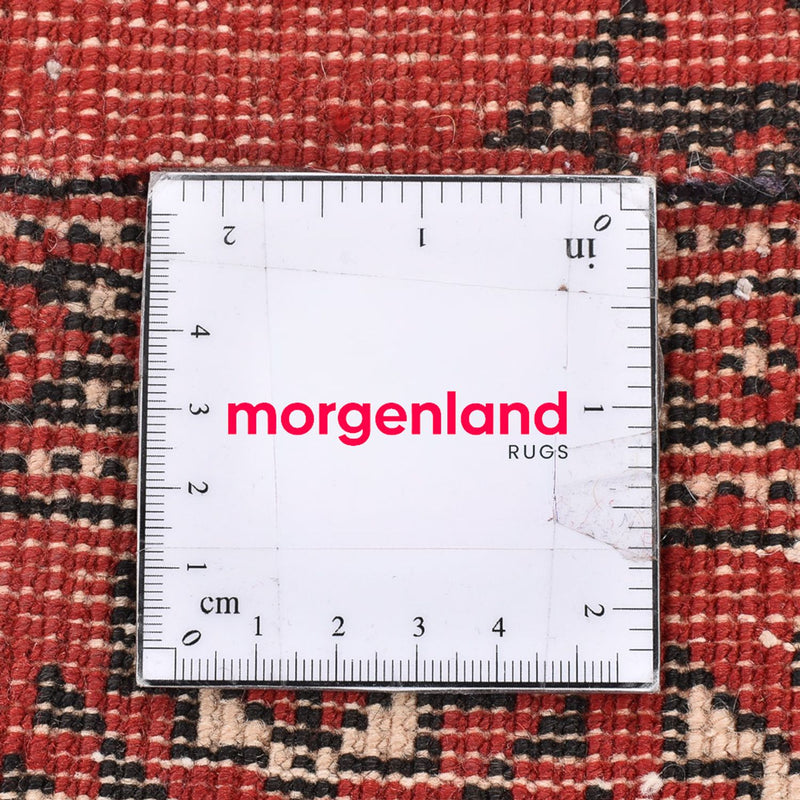 Biegacz Dywan turkmeński - 376 x 98 cm - czerwony