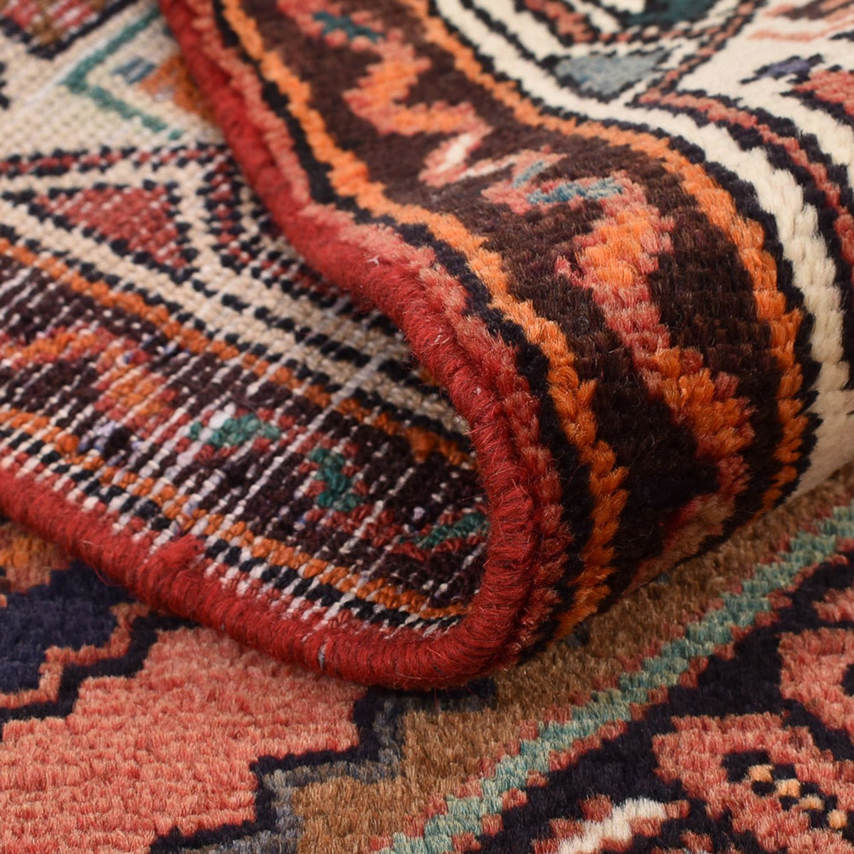 Biegacz Perski dywan - Nomadyczny - 224 x 86 cm - jasna czerwień