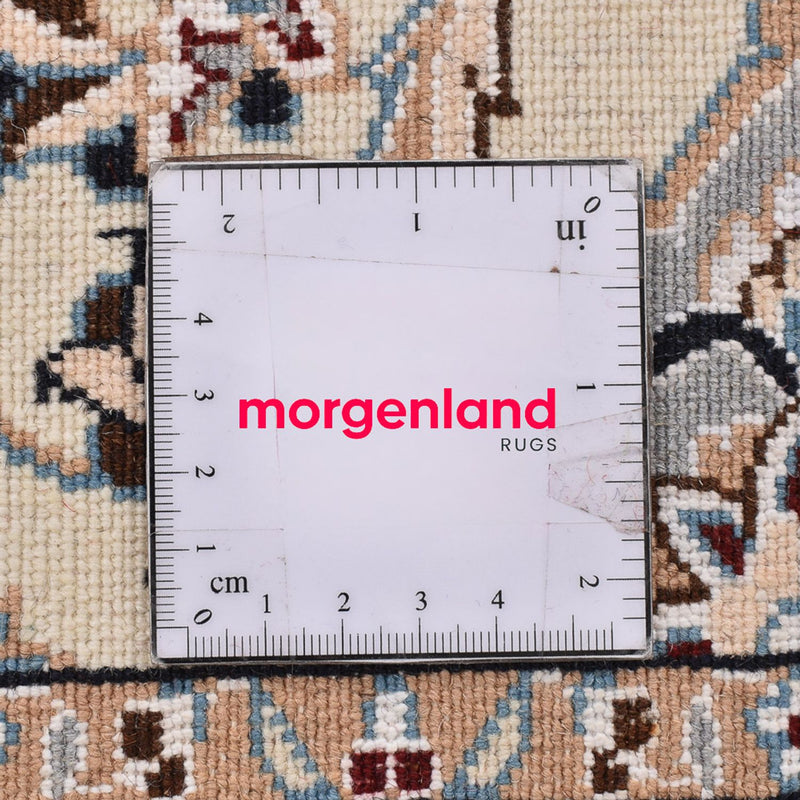 Biegacz Dywan perski - Nain - Królewski - 219 x 70 cm - biały