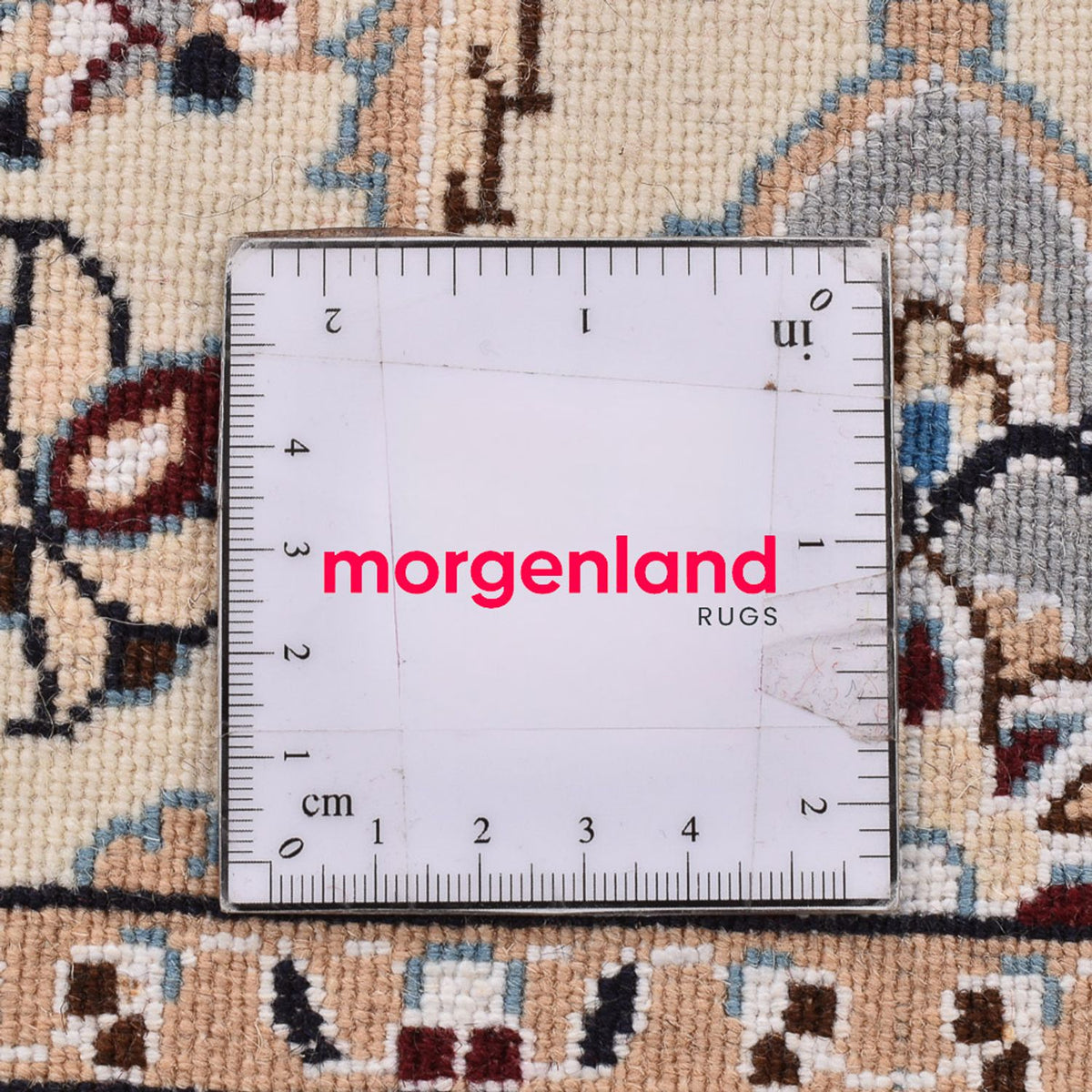 Biegacz Dywan perski - Nain - Królewski - 225 x 70 cm - biały