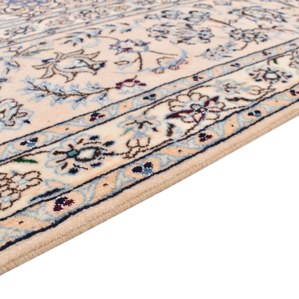 Dywan perski - Nain - Premium kwadratowy  - 246 x 253 cm - niebieski