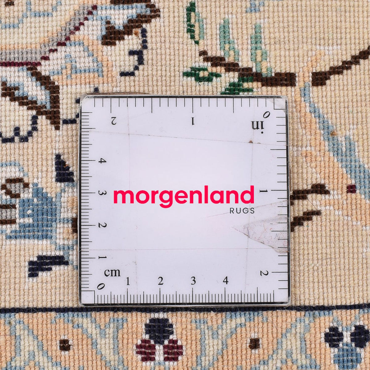 Dywan perski - Nain - Premium kwadratowy  - 246 x 253 cm - niebieski