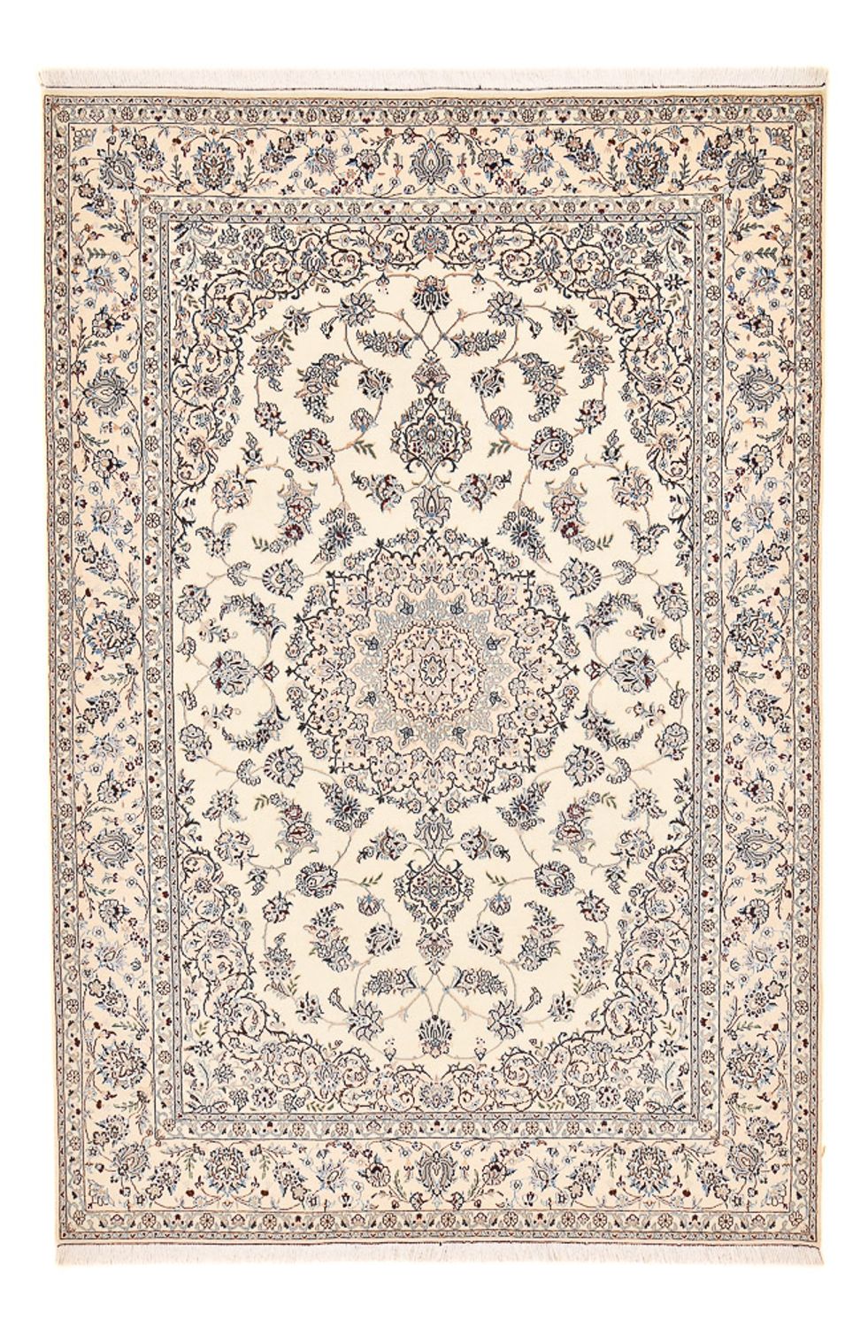 Dywan perski - Nain - Królewski - 312 x 210 cm - biały