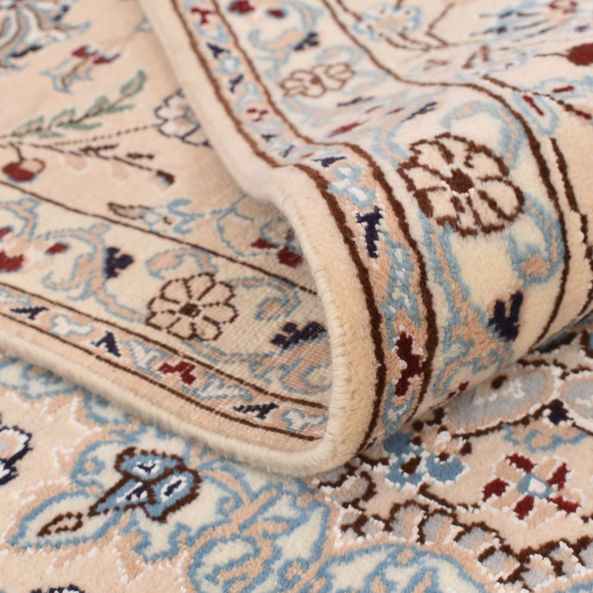 Dywan perski - Nain - Królewski - 312 x 210 cm - biały