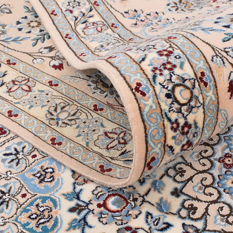 Dywan perski - Nain - Premium - 358 x 259 cm - ciemnoniebieski