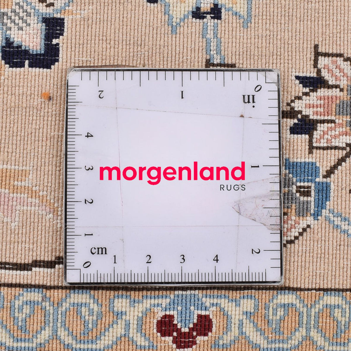 Dywan perski - Nain - Premium - 358 x 259 cm - ciemnoniebieski