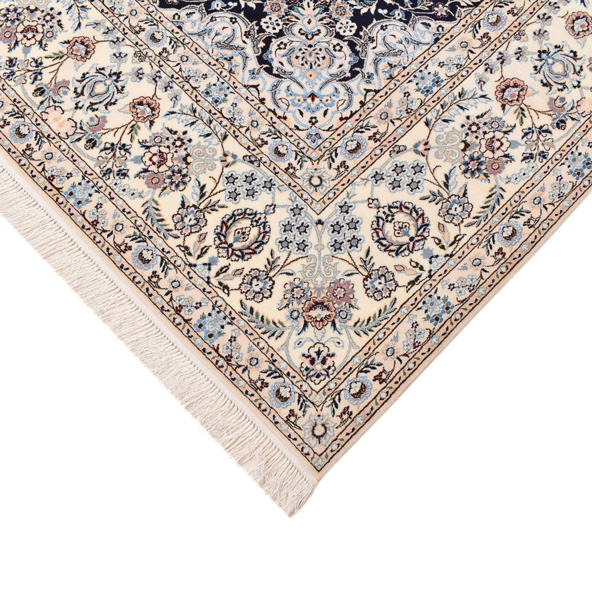 Dywan perski - Nain - Premium - 313 x 213 cm - ciemnoniebieski