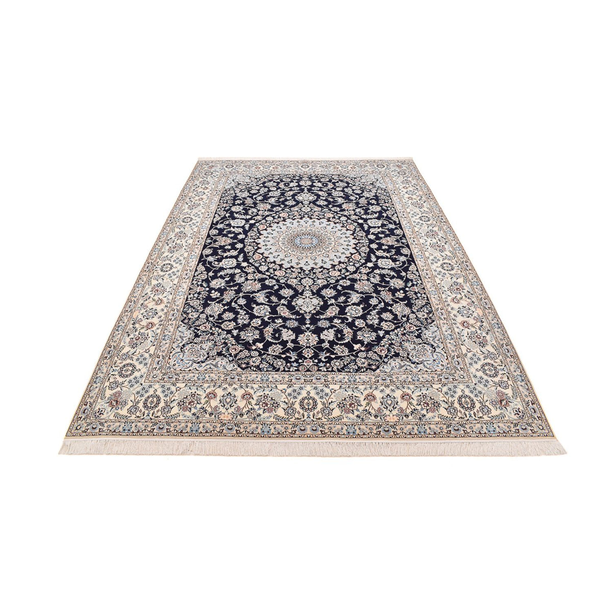 Dywan perski - Nain - Premium - 313 x 213 cm - ciemnoniebieski