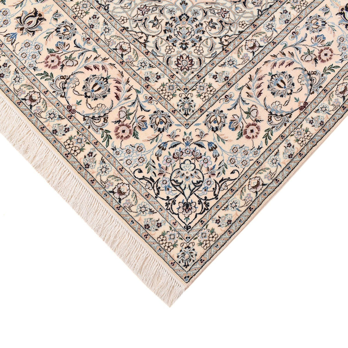 Dywan perski - Nain - Premium - 317 x 212 cm - ciemnoniebieski