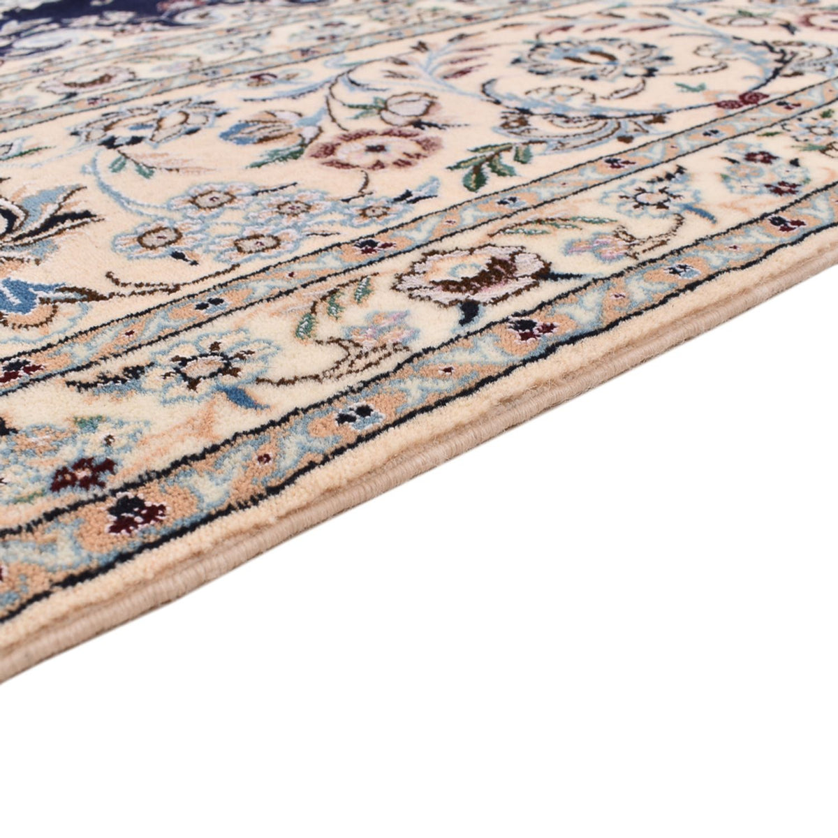 Dywan perski - Nain - Premium - 317 x 212 cm - ciemnoniebieski