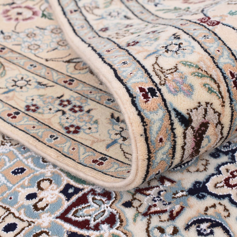 Dywan perski - Nain - Premium - 317 x 212 cm - ciemnoniebieski