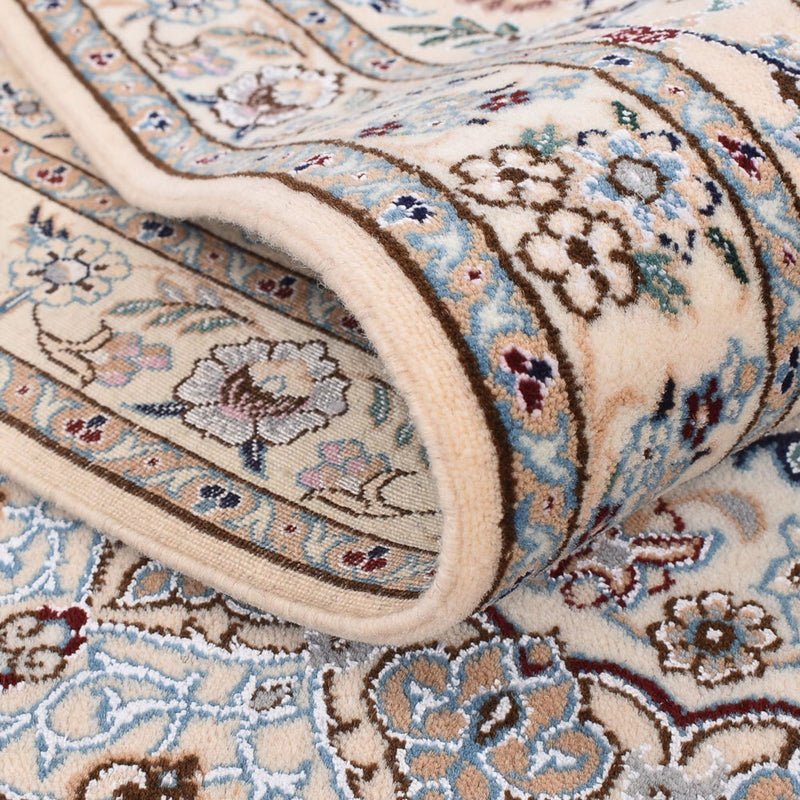 Dywan perski - Nain - Premium - 306 x 210 cm - ciemnoniebieski