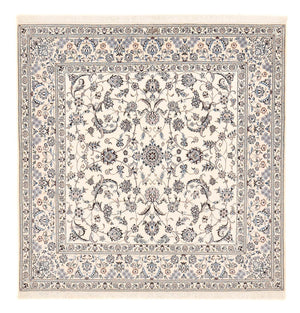 Dywan perski - Nain - Premium kwadratowy  - 212 x 212 cm - biały