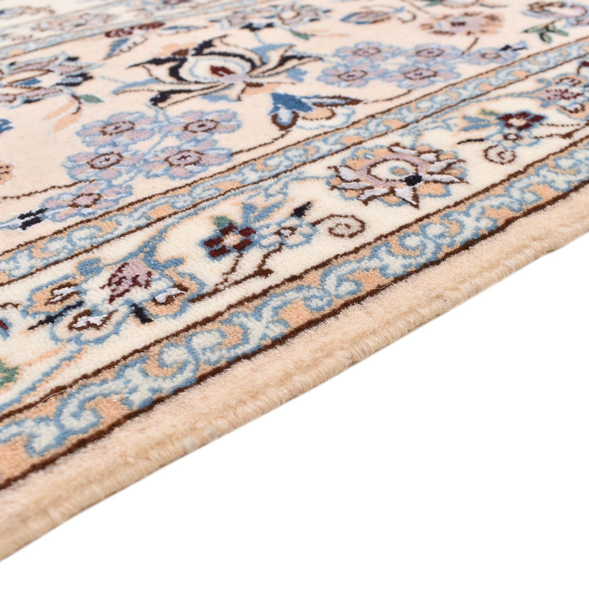 Dywan perski - Nain - Premium kwadratowy  - 212 x 212 cm - biały