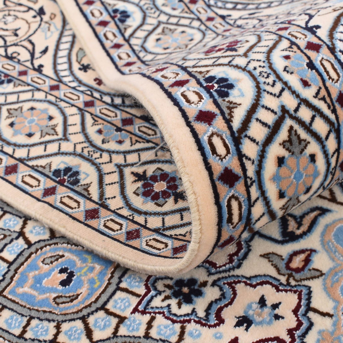 Dywan perski - Nain - Premium - 314 x 253 cm - jasnoniebieski