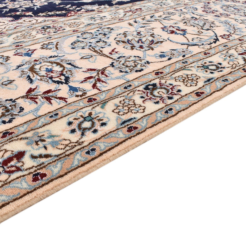 Dywan perski - Nain - Premium - 362 x 255 cm - ciemnoniebieski