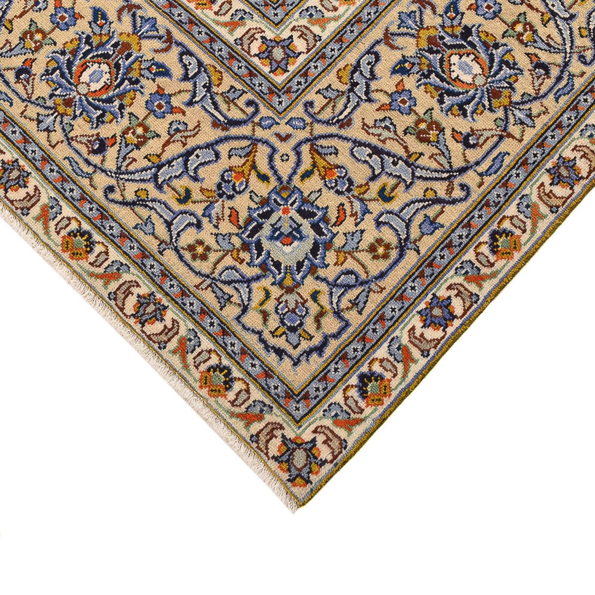 Dywan perski - Keshan - 355 x 256 cm - jasny beż