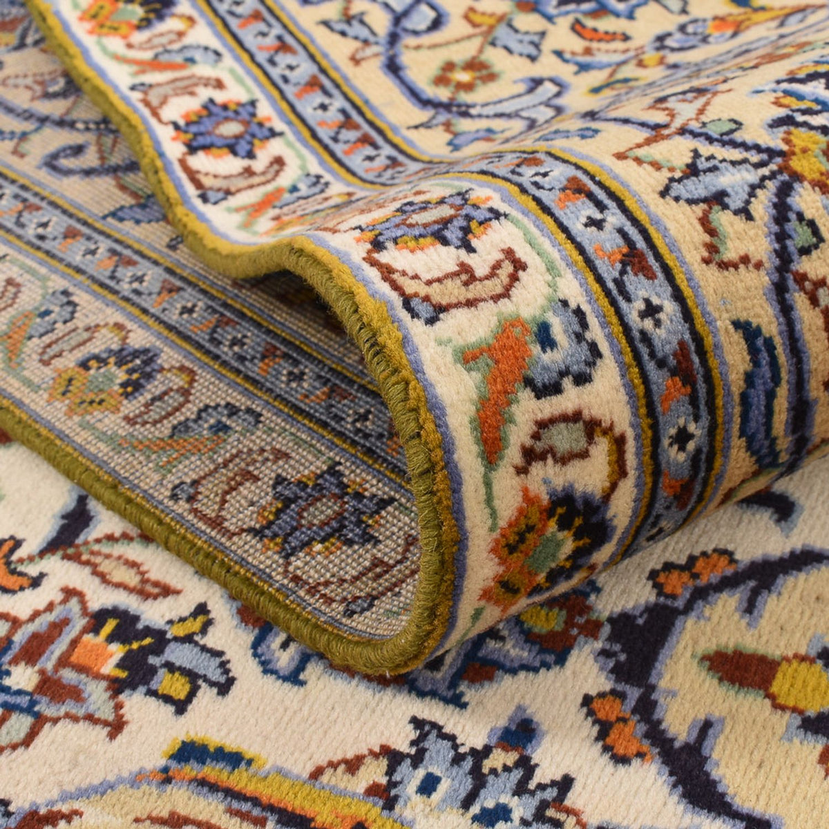 Dywan perski - Keshan - 355 x 256 cm - jasny beż