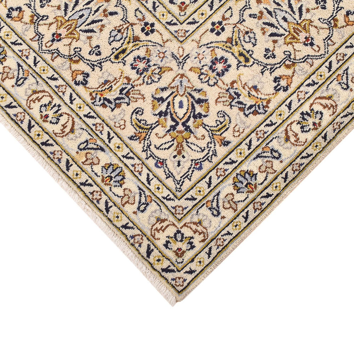 Dywan perski - Keshan - 355 x 245 cm - jasny beż