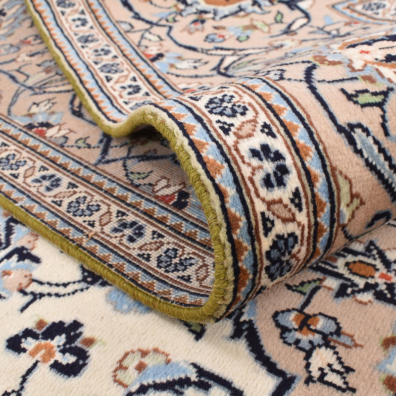 Dywan perski - Keshan - 303 x 202 cm - ciemny beż