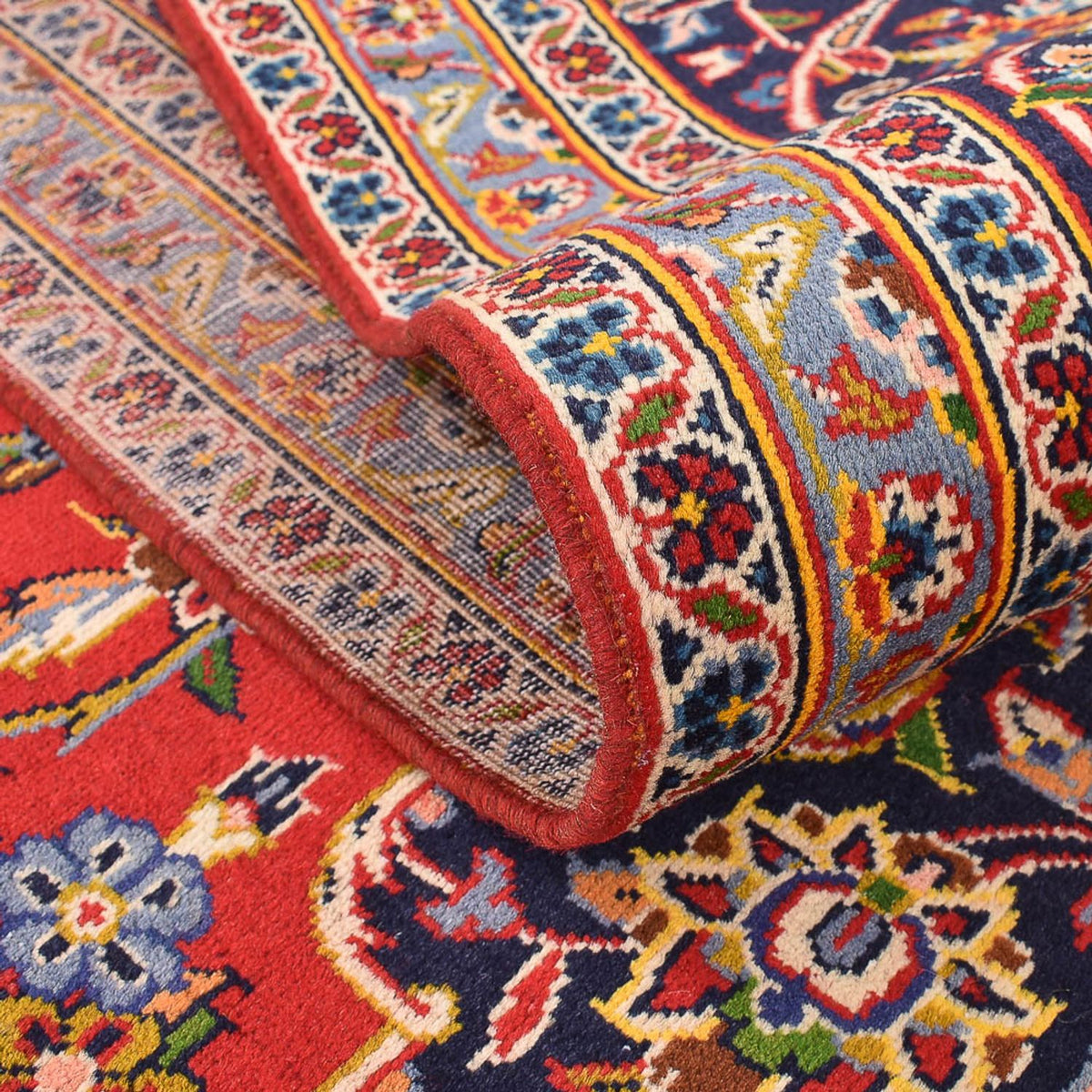 Dywan perski - Keshan - 394 x 287 cm - czerwony