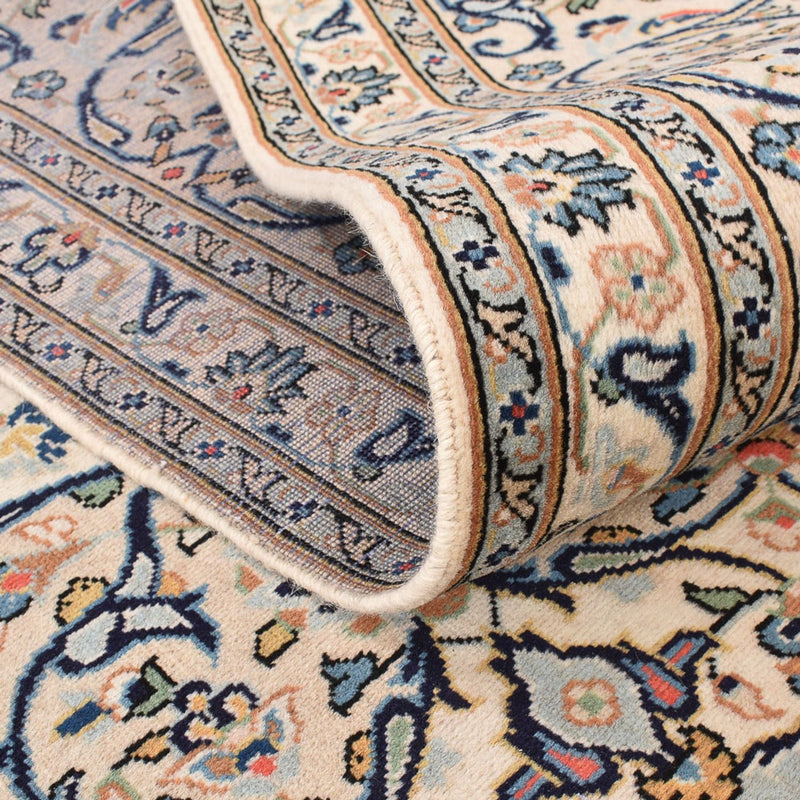 Dywan perski - Keshan - 361 x 249 cm - ciemny beż