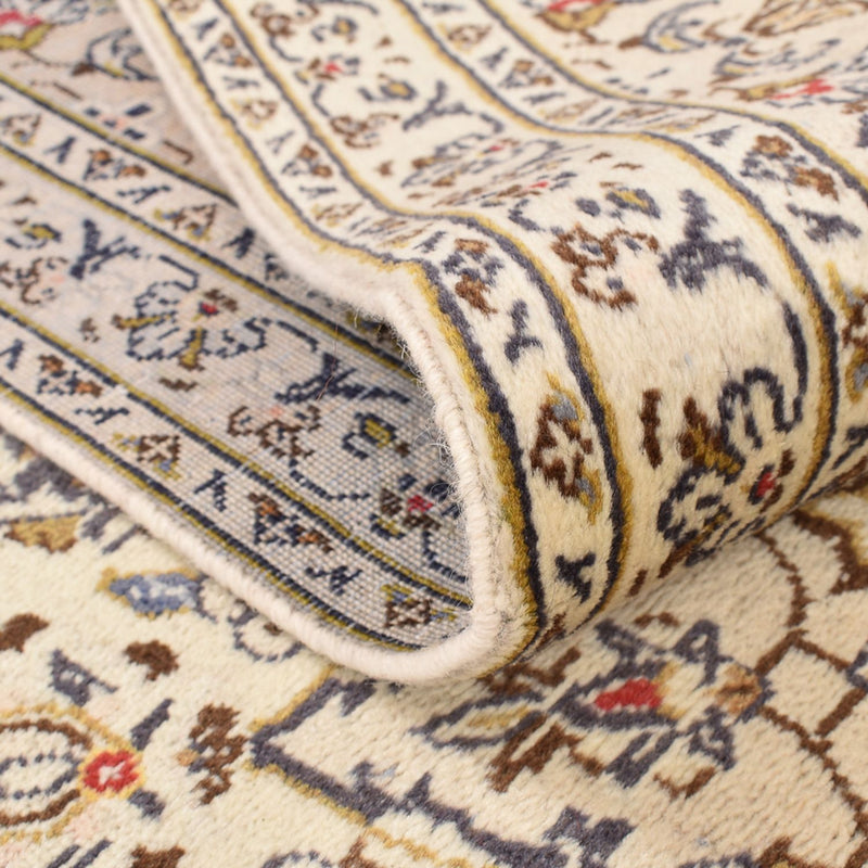 Dywan perski - Keshan - 345 x 239 cm - jasny beż