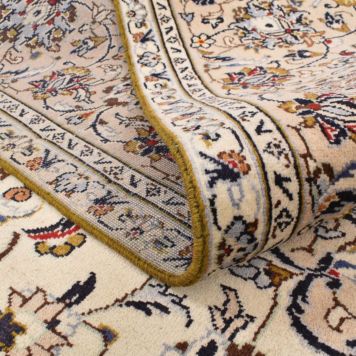 Dywan perski - Keshan - 310 x 215 cm - jasny beż