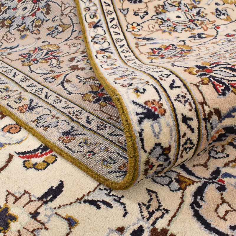 Dywan perski - Keshan - 310 x 215 cm - jasny beż