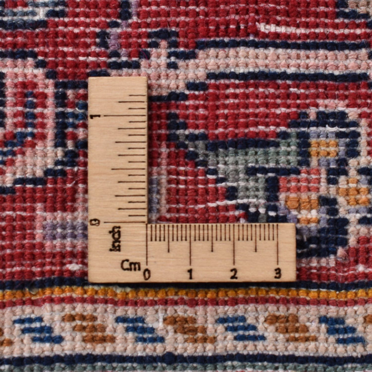 Dywan perski - Keshan - 330 x 217 cm - ciemnoniebieski