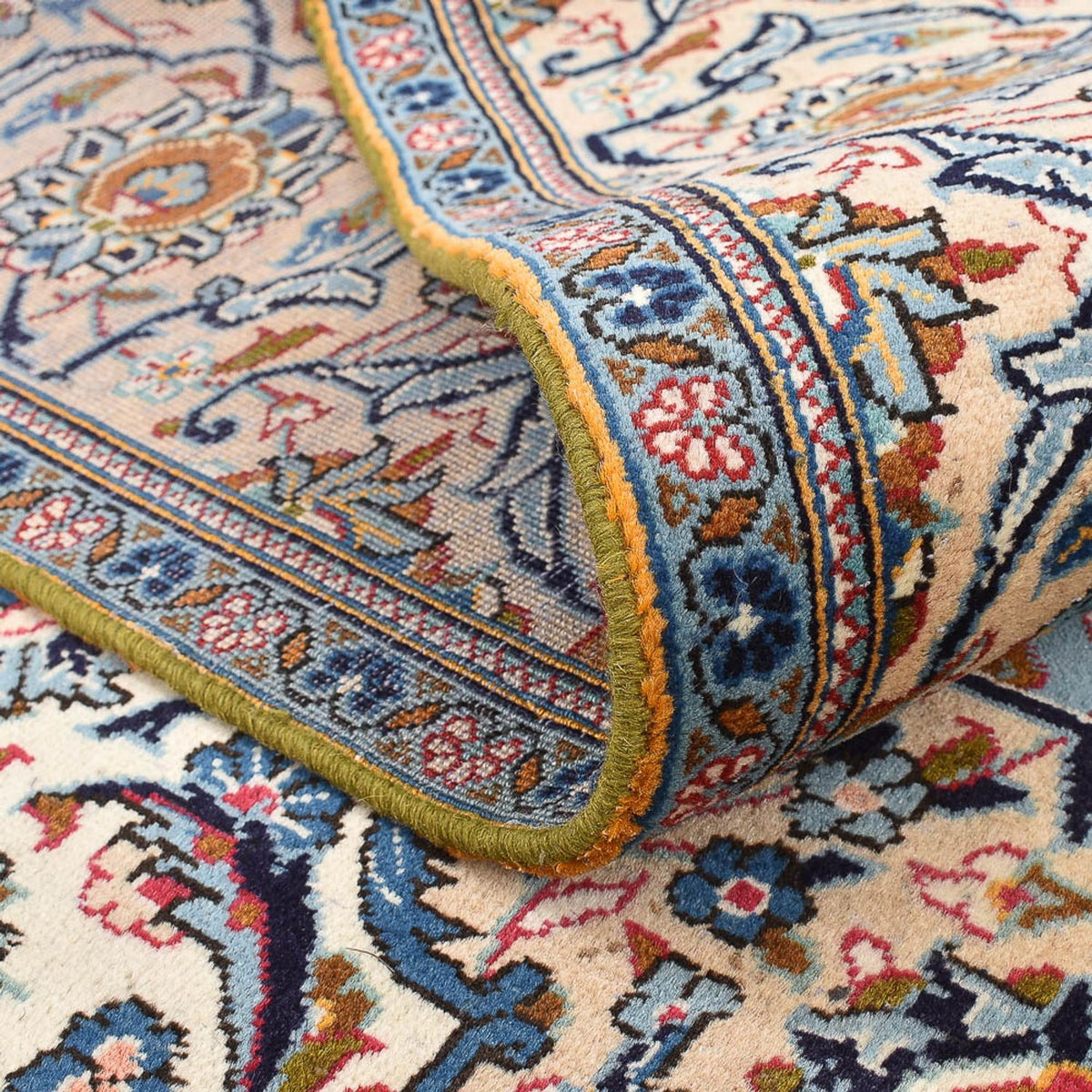 Dywan perski - Keshan - 288 x 198 cm - jasny beż