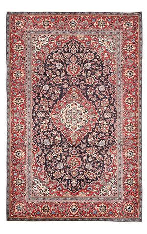 Dywan perski - Keshan - 305 x 195 cm - jasna czerwień