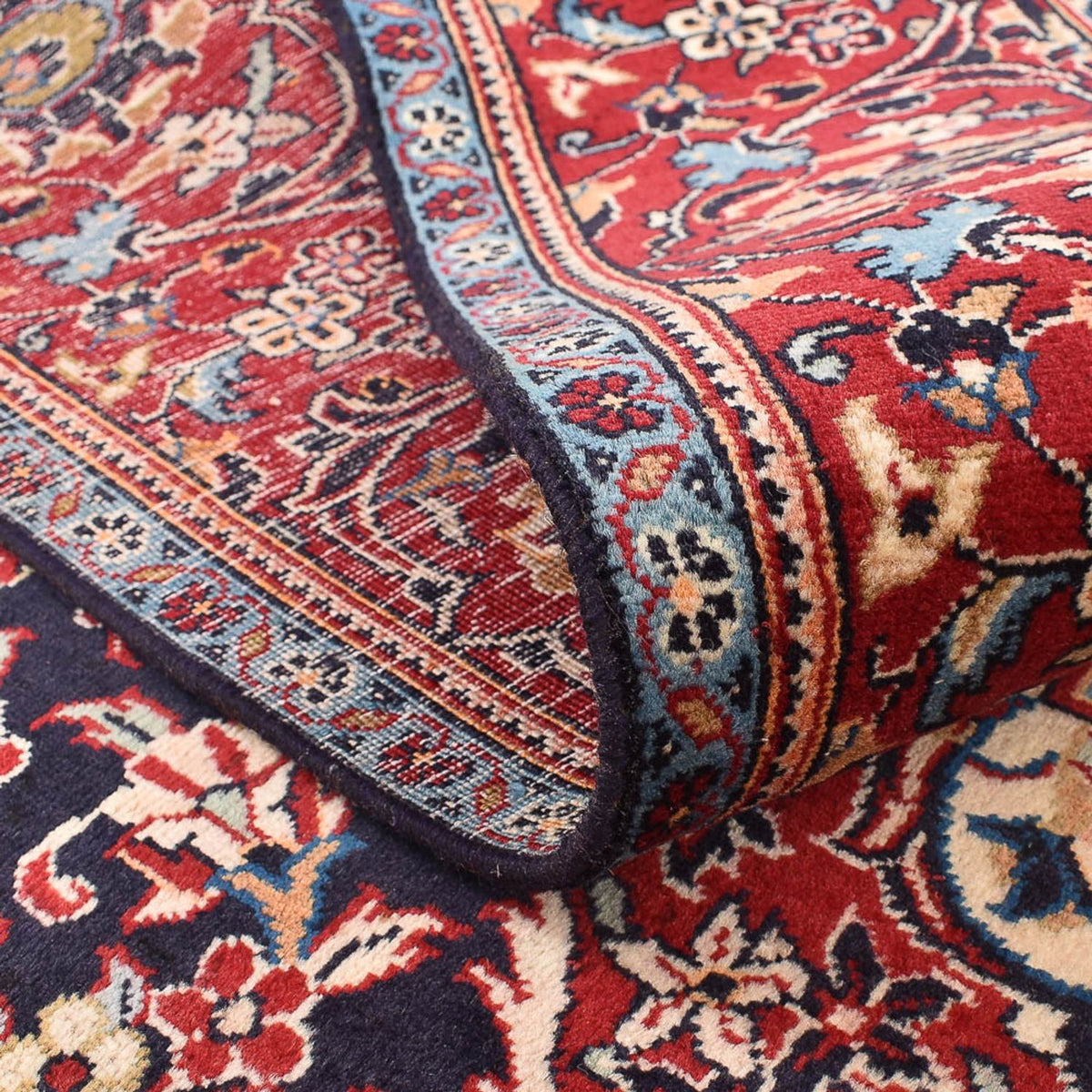 Dywan perski - Keshan - 305 x 195 cm - jasna czerwień