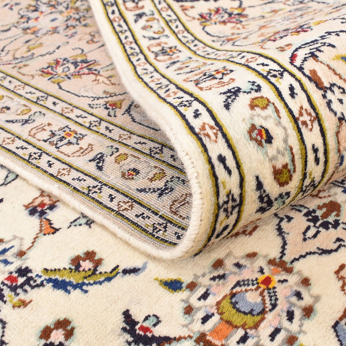 Dywan perski - Keshan - 300 x 200 cm - jasny beż