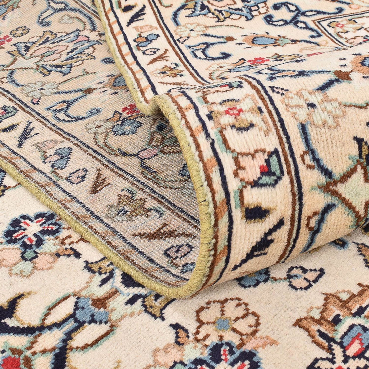 Dywan perski - Keshan - 290 x 191 cm - jasny beż