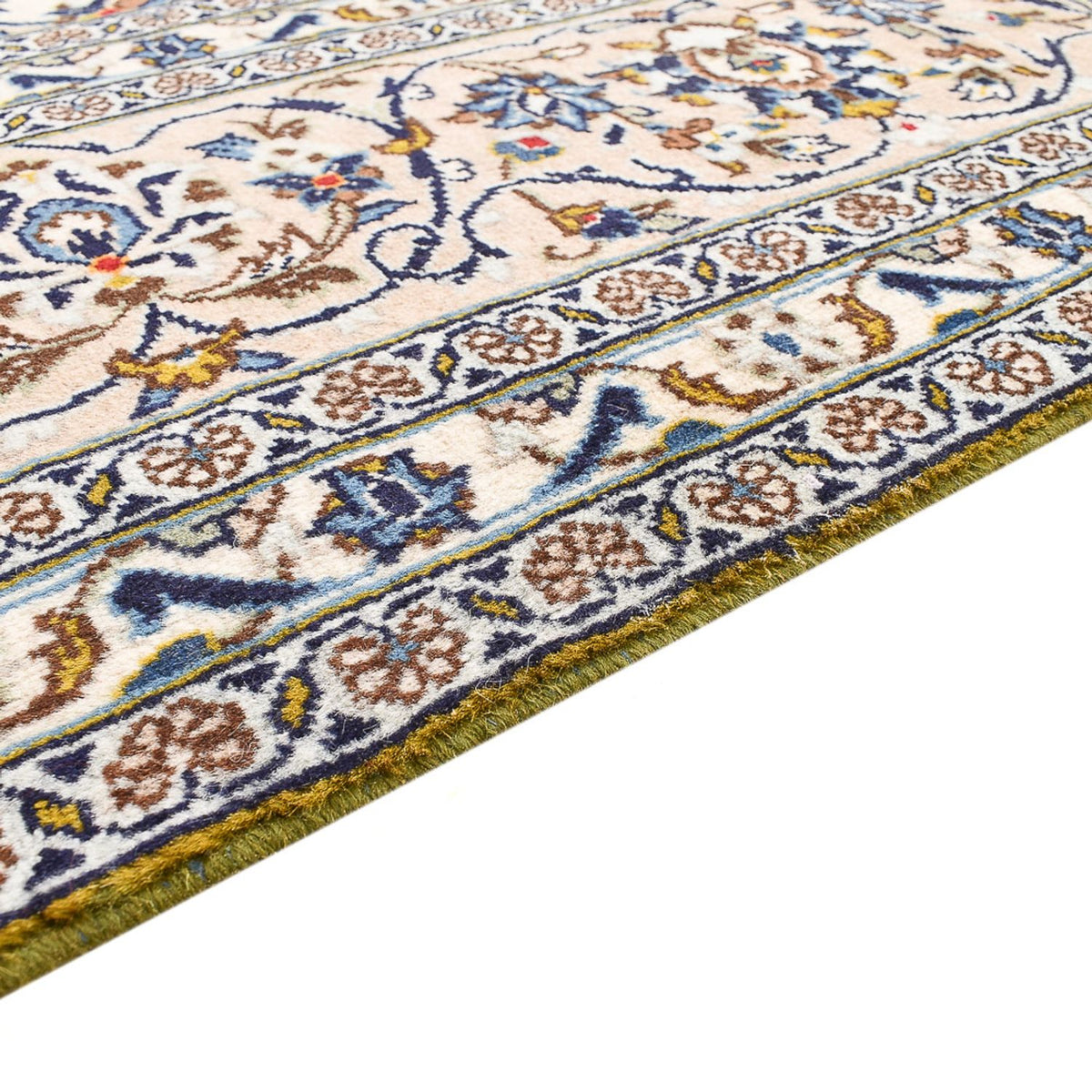 Dywan perski - Keshan - 360 x 246 cm - jasny beż