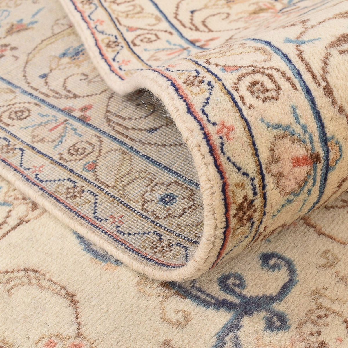 Dywan perski - Keshan - 335 x 250 cm - jasny beż